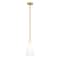 Z-Lite Farrell 1 Light Pendant, 6in. W x 11in. H, Modern Gold 3043P6-ROD-MGLD - alternate 1
